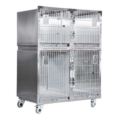 Dog Cage with Wheels for Pet Hospital